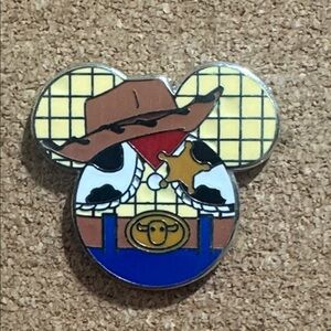 5/$25 Disney Toy Story Mickey Mouse Icon Woody Pin